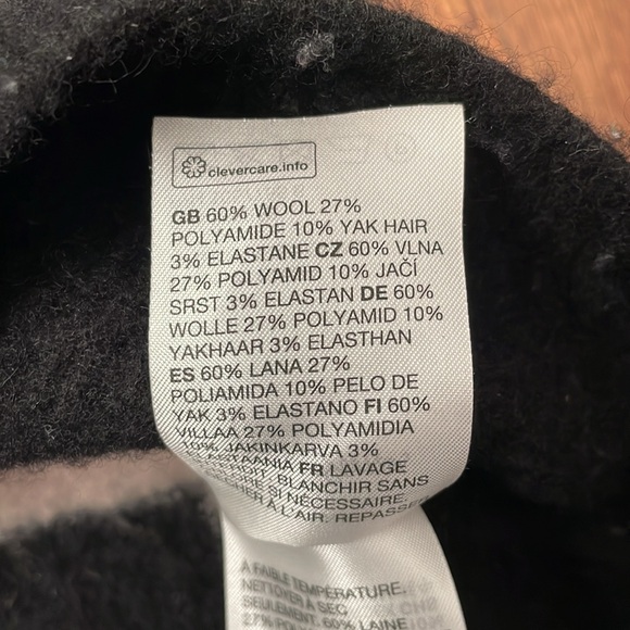 & other stories stockholm atelier wool blend black and white striped sweater, M - Picture 8 of 9